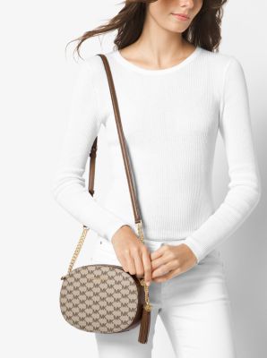 Ginny Medium Logo Crossbody | Michael Kors Canada