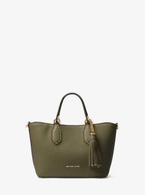 Michael kors brooklyn small leather deals satchel