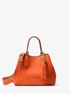 Michael kors brooklyn small logo satchel sale