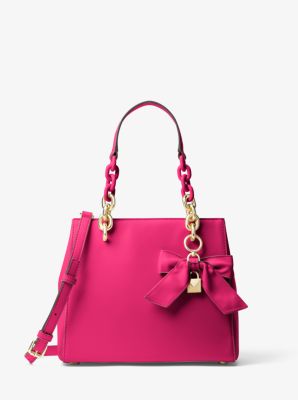 Michael kors shop cynthia leather satchel