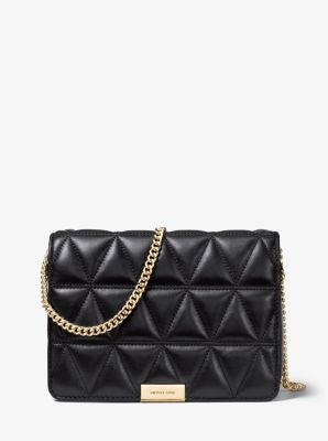 Jade Quilted-Leather Clutch | Michael Kors