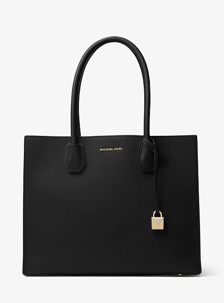 Mercer Extra-Large Leather Tote - BLACK - 30H7GM9T4T