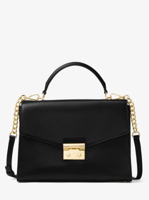 Michael kors sloan outlet leather satchel