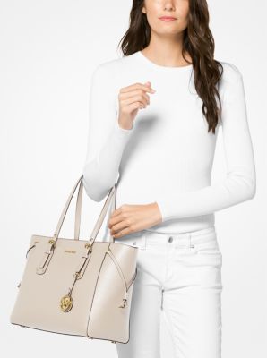 michael kors voyager leather tote