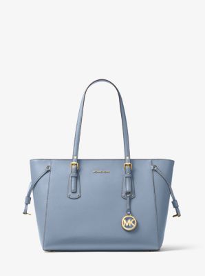 michael kors light blue handbag