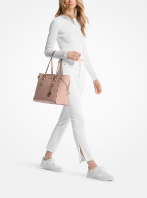 voyager medium leather tote