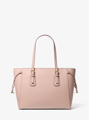 Voyager Medium Crossgrain Leather Tote Bag