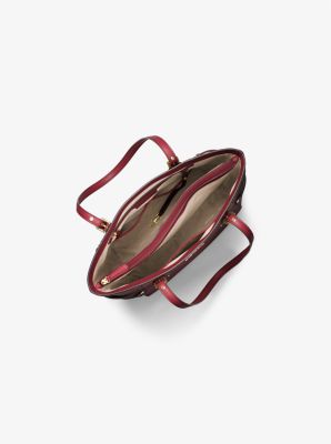 Tragetasche Voyager Small aus quer genarbtem Leder image number 1