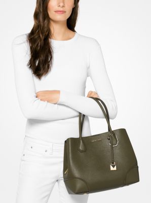 Michael kors mercer gallery medium leather satchel new arrivals