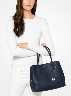 Michael kors mercer gallery large leather satchel sale