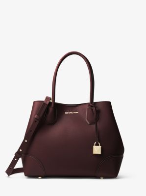 Mercer Gallery Medium Leather Satchel Michael Kors