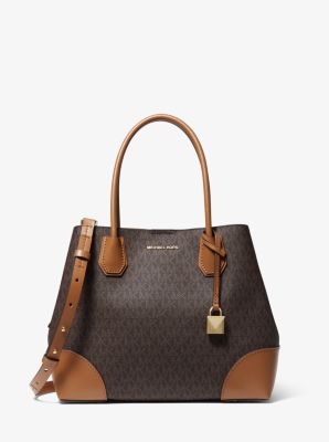 michael michael kors mercer gallery canvas center zip tote