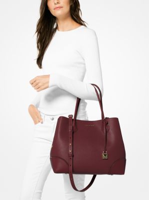 Michael kors mercer oxblood best sale