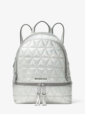 Silver on sale mk backpack