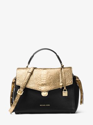 Michael kors bristol deals leather satchel