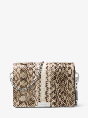 Michael kors jade snakeskin hot sale clutch