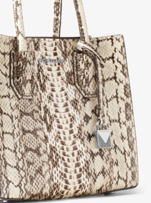 Mercer discount snakeskin tote