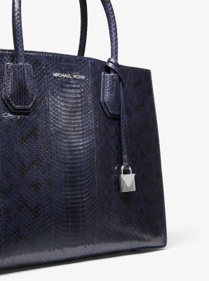 Michael kors sale mercer snakeskin