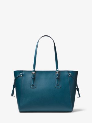 Voyager Medium Crossgrain Leather Tote Bag image number 3