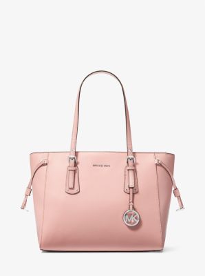 Michael Kors Jet Set Travel Large Leather Tote- Truffle