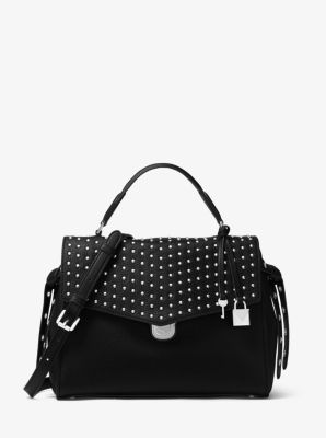 Michael kors bristol studded shop leather satchel