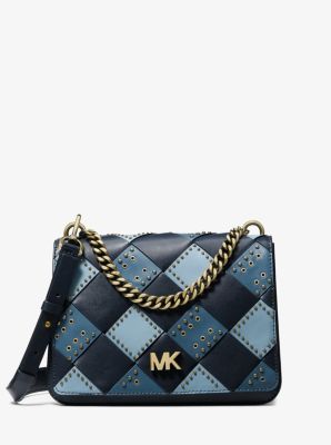 Mott Large Embellished Patchwork Leather Crossbody Bag Michael Kors