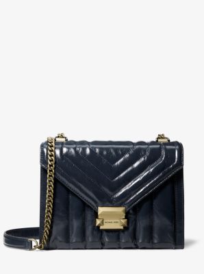 michael kors whitney leather sneaker