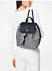 Junie Medium Woven Leather Backpack image number 3