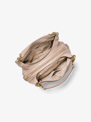 michael michael kors lillie pebble leather satchel