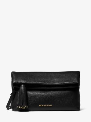 Michael kors fold over hotsell clutch bag