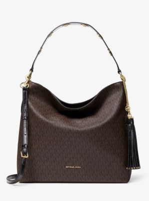 Brooklyn Large Logo Shoulder Bag 