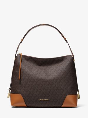 Michael michael kors crosby online pebble leather shoulder bag