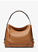Crosby Large Pebbled Leather Shoulder Bag image number 0
