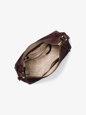 michael kors crosby large pebbled leather shoulder bag