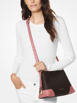 Michael kors crosby medium best sale messenger bag