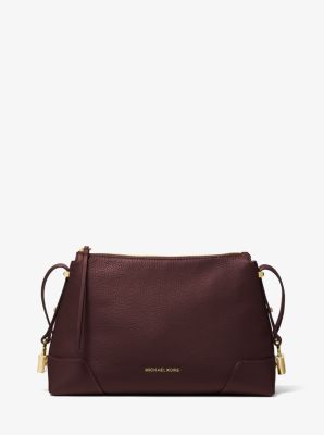 Crosby Medium Pebbled Leather Messenger Michael Kors