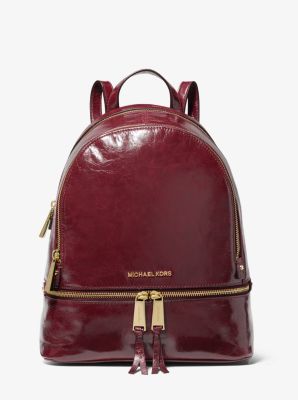 Michael michael kors rhea medium embellished leather clearance backpack