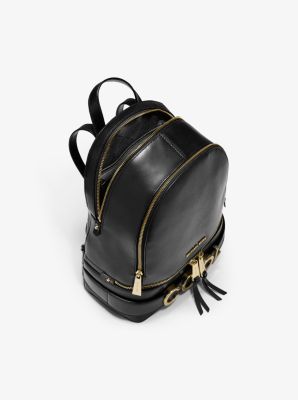 Michael kors rhea hot sale medium embellished leather backpack