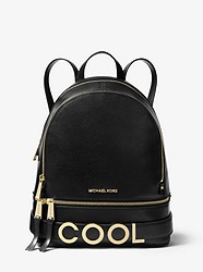 Rhea Medium Embellished Leather Backpack - BLACK - 30H8GEZB8L