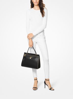 Michael kors jasmine clearance satchel