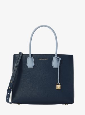 Mercer small leather online accordion tote