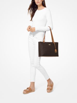 Michael kors maddie hot sale medium logo tote