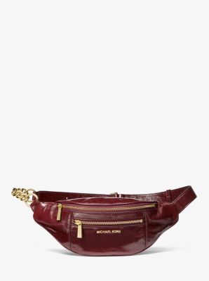 Michael kors medium leather belt outlet bag