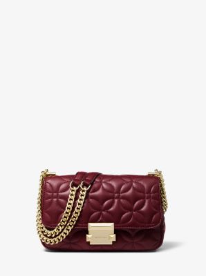 Sloan Small Floral Quilted Leather Shoulder Bag