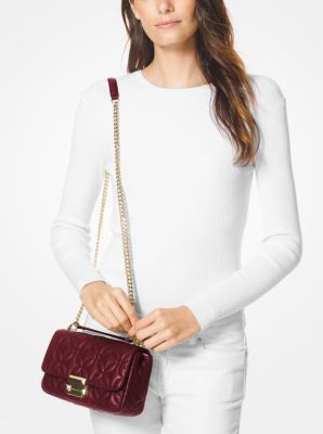 Sloan Small Floral Quilted Leather Shoulder Bag