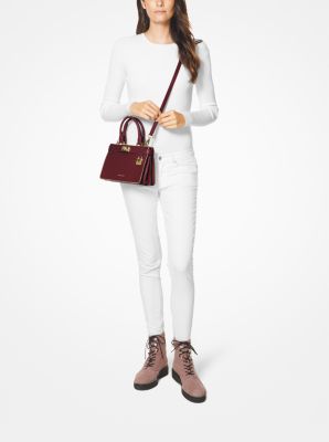 Tatiana Mini Leather Satchel Michael Kors