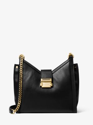 Whitney Small Leather Shoulder Bag 