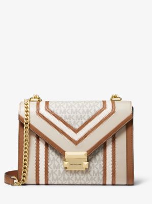 michael kors whitney logo bag