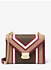 Whitney Large Logo and Leather Convertible Shoulder Bag image number 0