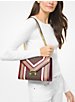 Whitney Large Logo and Leather Convertible Shoulder Bag image number 3